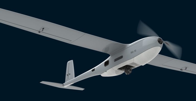RQ-70 Dainn long-range UAV in flight